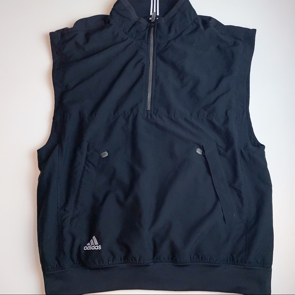 adidas black vest